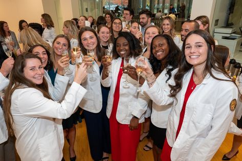 Moments from our Physician Assistant White Coat Ceremony for the class of 2025. “It’s your suit of armor,” Medical Director Earl Jackman, D.O. said. “Always, always remember that to whom much is given, much is expected. You’ll interact with patients many times at their lowest, but they deserve your very best.” For Bryant PA students, White Coat Ceremony marks transition from classroom to exam room. Bryant University's PA program grants guaranteed interviews to Bryant undergraduate students w... Bryant University, White Coat Ceremony, Class Of 2025, Physician Assistant, Suit Of Armor, White Coat, The Class, Undergraduate, Always Remember