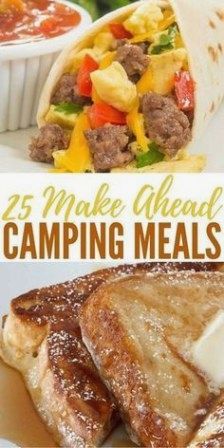 Make Ahead Camping Meals, Camping Recipes Dinner, Camping Food Make Ahead, Easy Camping Meals, Campfire Food, Festival Camping, Easy Camping, Make Ahead Meals, Camp Cooking