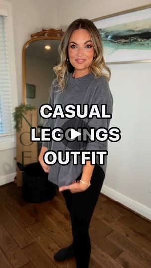 Casual Leggings Outfit, Fall Outfit Ideas Casual, Outfit Ideas Casual, Leggings Outfit Casual, Casual Fall Outfit, Casual Leggings, Leggings Outfit, Fall Outfit Ideas, Fall Day