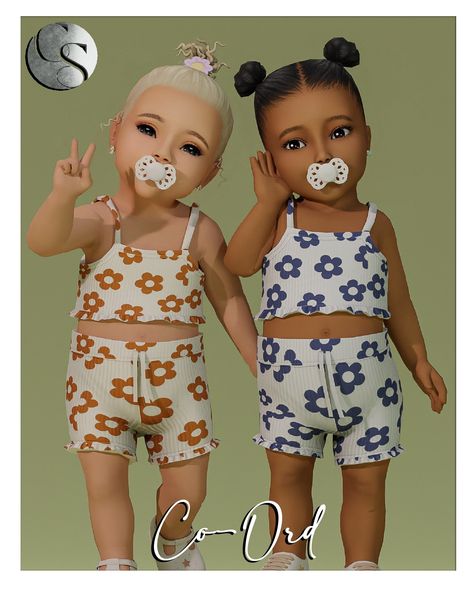 CAMUFLAJE - Tiny Treasures Infant Collection Teaser (5 items) | Patreon Sims 4 Infant Dress Cc, Infant Cc Sims 4 Clothes, Sims 4 Infant Poses, Sims 4 Cc Infant, Earrings Sims 4, Sims 4 Infant Cc, The Sims 4 Kids, Sims 4 Infant, Infant Cc