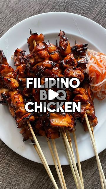 Filipino Chicken Bbq Marinade, Filipino Bbq Marinade, Filipino Bbq Chicken Skewers, Filipino Bbq, Bbq Sticks, Banana Ketchup, Bbq Marinade, Basting Sauce, Bbq Chicken Thighs