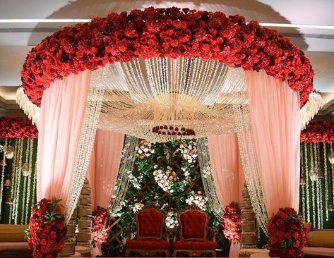 Photo By The Royal Halls - Venues Royal Decorations, Mandap Decor, Wedding Mandap, Wedding Inside, Wedding Register, Wedding Hall, Wedding Location, Indian Wedding Decorations, Decoration Wedding