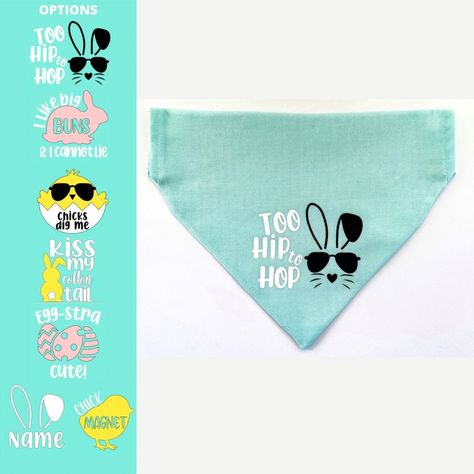 Easter Dog Bandana, Easter Dogs, Spring Cat, Halloween Dog Bandana, Cotton Headed Ninny Muggins, Bunny Eggs, Easter Dog, Easter Quotes, Easter Bunny Eggs