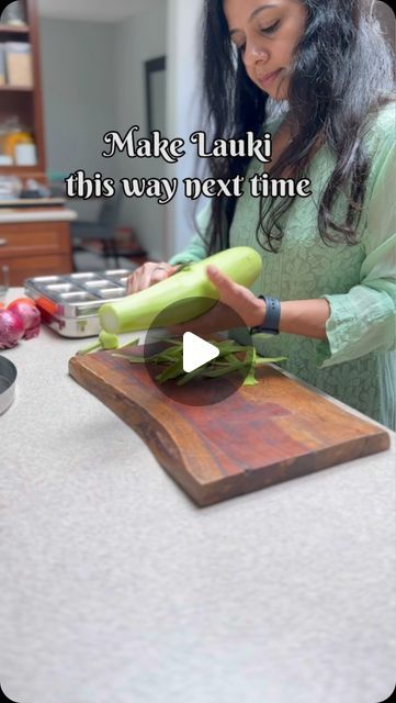 Laxmi Rawal on Instagram: "Lauki ki sabji   Lauki Ki Sabji / Bottle Gourd  Next time when you buy Lauki, you have to try this recipe. It may look time consuming but its not. And its worth all the extra efforts then making normal Lauki sabzi.  First start with marinating the lauki.  For this marinate the Lauki in the Red Chili, Turmeric, Coriander powder & salt for sometime. And then add Besan right when you are about to shallow fry.  Shallow fry the Lauki in big pan & cook from both sides. While its cooking work on the gravy on the other side.  Chop onion & tomato & crush ginger garlic together.  Take oil in pan add some cumin seeds and asafetida. no add onions and ginger, garlic paste and Sauté for a few minutes. What is the onion starts cooking at the tomatoes and red chili powder, turme Lauki Sabzi Recipe, Lauki Recipe, Ginger Garlic Paste, Bottle Gourd, Cumin Seeds, The Onion, Red Chili Powder, Coriander Powder, Vegetarian Meals