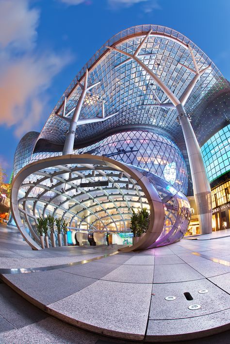 Urban Perspective, Orchard Singapore, Futuristic Building, Unusual Buildings, Interesting Buildings, Amazing Buildings, Unique Buildings, Unique Architecture, Building Structure