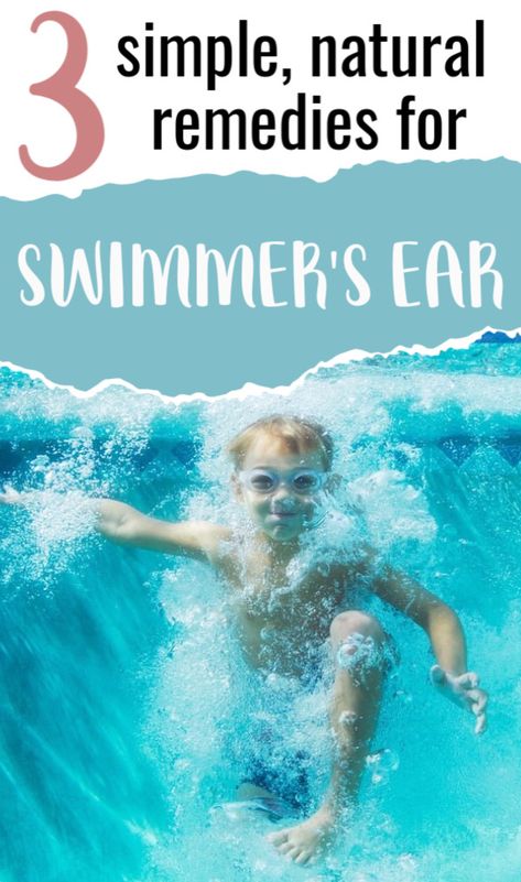 Ear Aches Remedies For Kids, Water In Ear Remedy, Swimmers Ear Home Remedy, Water In Ear, Swimmers Ear Drops, Swimmers Ear Remedy, Swimmers Ear, Ear Ache, Ear Drops