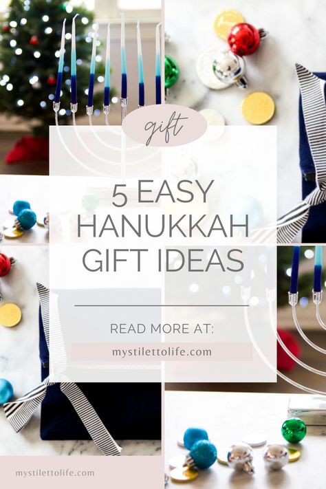 Hanukkah is right around the corner and if you aren't sure what to buy as a gift to celebrate My Stiletto Life has got you covered! Today on the blog she is sharing 5 easy gift ideas to shop for friends and family this Hanukkah! Hanakuh Gifts, Hanukkah Gifts For Teachers, Hanukkah Gifts For Men, Hanukkah Crafts For Adults, Gift Certificate Ideas, Hanukkah Gift Ideas, Certificate Ideas, Hannukah Gift, Easy Gift Ideas