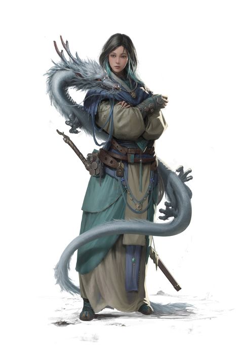 Asian Dnd Character, Asian Female Character Art, Asian Character Art, Asian Fantasy Art, Monk Character Design, Pathfinder Character, Avatar Ideas, Japanese Characters, Concept Art Character