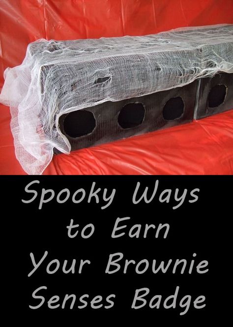 What’s spookier than the sights and sounds of Halloween? Here are 5 great ways (plus a few bonus ideas) on how your Brownies can earn their Senses badge and celebrate Halloween. Halloween 5 Senses Activities, Senses Badge Brownies, Halloween Senses Badge, Brownies Senses Badge Ideas, Halloween Senses Activity, Senses Brownie Badge, Brownies Badges Ideas, Home Scientist Brownie Badge Halloween, Brownie Senses Badge Ideas