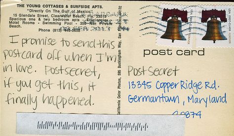 Post Secret, Secrets Of The Universe, How I Met Your Mother, Fantasias Halloween, E Card, Post Card, Note Writing, Post Cards, Community Art