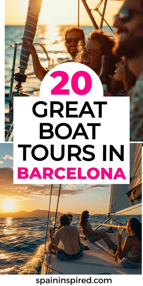 Looking for a unique way to explore Barcelona city? This article on Barcelona boat tours is full of Spain travel tips to ensure you have an amazing experience. Whether you’re including it in your Barcelona itinerary or planning a special day trip, these boat tours are a fantastic way to see the city’s famous sights from the water. Get local tips Spain travelers love, and discover what not to do in Barcelona to make your tour smooth and enjoyable. Make sure to include this on your Spain bucket li Barcelona Vacation, Barcelona Itinerary, Barceloneta Beach, To Do In Barcelona, Spain Tour, Spain Itinerary, Sailing Cruises, Visit Barcelona, Barcelona Hotels