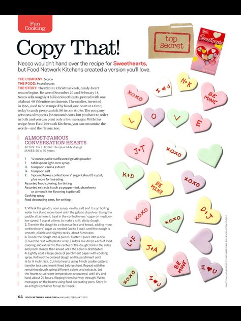 Homemade Necco Sweethearts copycat recipe! (Or cut out in circles for Necco Wafers) Conversation Hearts Recipe, Necco Wafers, Truffle Recipe Easy, Finger Food Desserts, Easy Truffles, Sweetheart Candy, Easy Candy Recipes, Healthy Candy, Dessert Bites