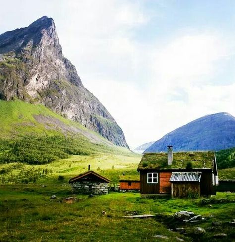 Norwegian Countryside Graphic Design Interior, Beautiful Norway, Photography Graphic Design, Voyage Europe, Small Cabin, About Fashion, Oh The Places Youll Go, Dream Destinations, Scandinavia