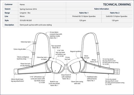 Schematic example Swimwear Tech Pack, Bra Technical Drawing, Bra Flat Sketch, Swimwear Sketch, Technical Swimwear, Lingerie Sketch, Pola Bra, Croquis Fashion, Bra Sewing Pattern