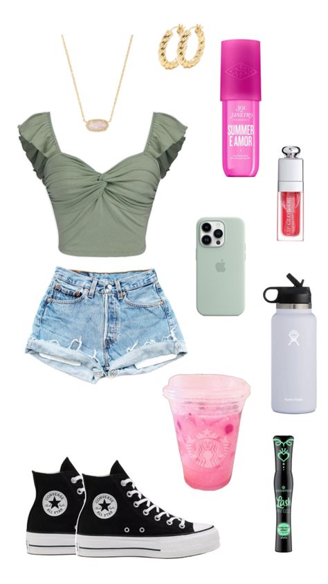 Cute Fits For Summer, Oufits Casual, Preppy Summer Outfits, Summer Outfits For Teens, Casual Preppy Outfits, Outfit Inspo Casual, Trendy Outfits For Teens, Casual School Outfits, Estilo Preppy