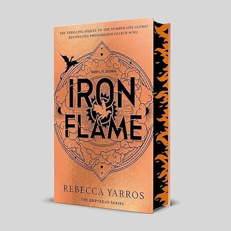 Iron Flame Book Cover, Iron Flame Book, Iron Flame Aesthetic, Book Portal, Empyrean Series, The Empyrean, Iron Flame, Book Tag, Rebecca Yarros