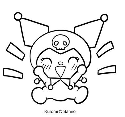 Dibujos para colorear Kuromi - Dibujos animados en línea Hello Kitty Colouring Pages, Farm Animal Coloring Pages, Kitty Coloring, Hello Kitty Coloring, Truck Coloring Pages, 강아지 그림, Unicorn Coloring Pages, Printable Coloring Book, Coloring Pages To Print