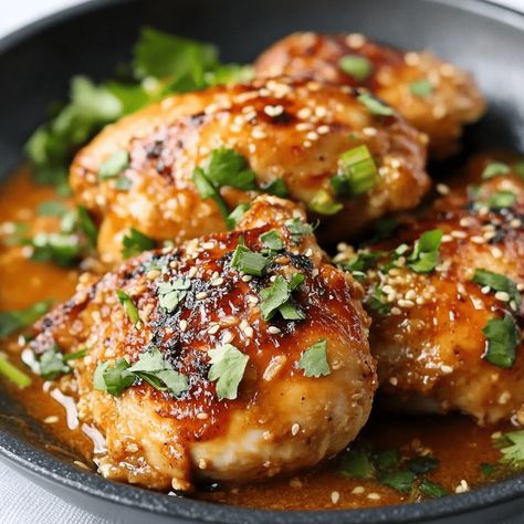 Glazed Soy Sauce Brown Sugar Chicken Thighs Recipe - cookingwithjessica.com Brown Sugar Chicken Thighs, Quick Chicken Thigh Recipes, Garlic Brown Sugar Chicken, Crockpot Chicken Thighs, Soy Sauce Chicken, Brown Sugar Chicken, Chicken Thighs Recipe, Thighs Recipe, Sauce Chicken