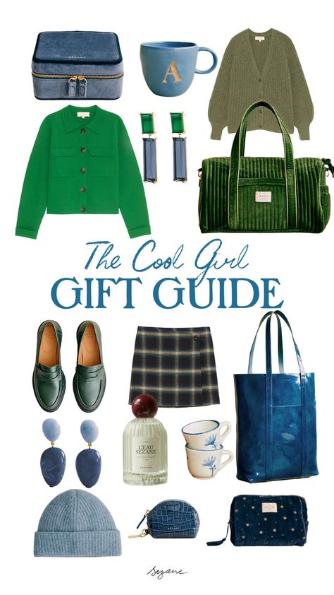 Elevate your gifting game with The Cool Girl Gift Guide from Sézane. Discover effortlessly stylish pieces like The Tote in Blue, Albane Loafers, Barry Cardigan, Basile Cardigan, Jean Earrings, plus thoughtful accessories like the Jewelry Case and Makeup Bag. Perfect for the trendsetters on your list. Shop these must-have gifts online now at sezane.com. Jean Earrings, Girls Gift Guide, Jewelry Case, Online Gifts, Parisian Style, The Cool, Clay Jewelry, Trend Setter, Girl Gifts