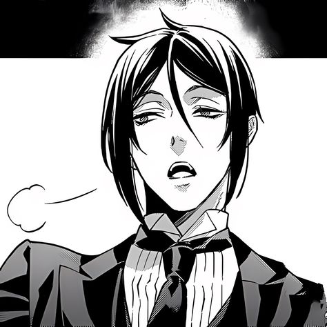 Sebastian Michaelis Icon, Sebastian Michaelis, My Princess, Manga Icons, Hair, Anime, Black