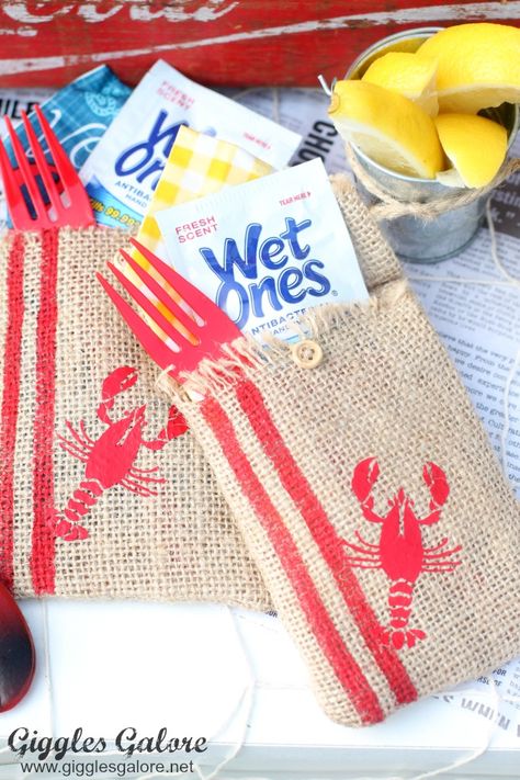 Summer Seafood Boil Party - Giggles Galore Seafood Boil Party Decorations, Crawfish Boil Party Decorations, Shrimp Boil Party, Low Country Boil Party, Crab Boil Party, Bonfire Beach, Lobster Party, Crab Party, Crawfish Party