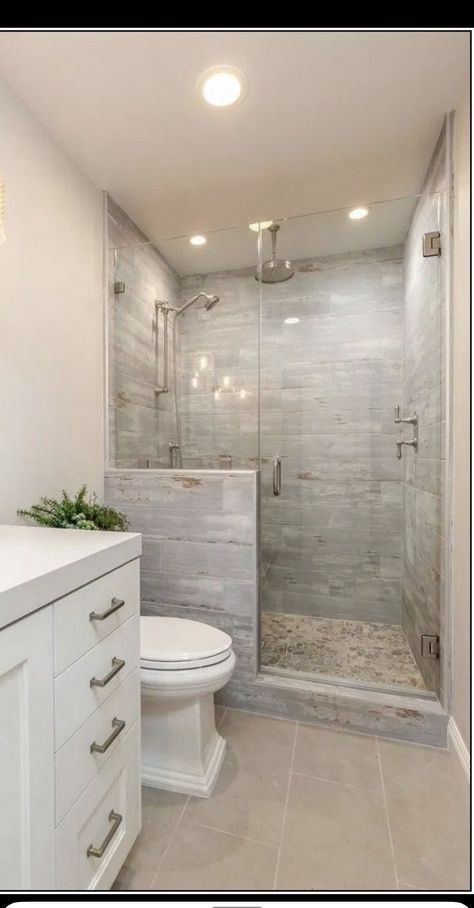 Bathrooms Not Fully Tiled, Restroom Remodel, Bathroom Design Small Modern, Bilik Air, Full Bathroom Remodel, Desain Pantry, Small Bathroom Renovations, Washroom Design, Bathroom Redesign