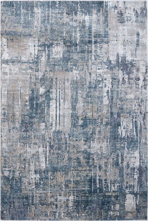 Dynamic Rugs Onyx 6878 Blue/Grey Silk Rug Room Focal Point, Dynamic Rugs, Blue Grey Rug, Grey Color Palette, Blue Carpet, Gray Rug, Grey Rug, Stair Runner Carpet, Silk Rug