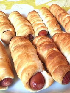 Pigs In A Blanket Hot Dogs Recipe – Melanie Cooks Crescent Roll Dogs, Dough Wrapped Hot Dogs, Pretzel Dogs Recipe Crescent Rolls, Hot Dogs With Crescent Rolls, Things To Do With Hot Dogs, Pig In Blanket Crescent Rolls, Hot Dog Crescent Roll Ups, Hot Dog Wrapped In Crescent Roll, How To Make Pigs In A Blanket