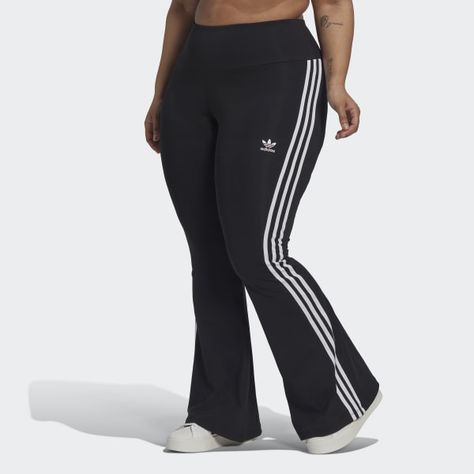 Black Women Lifestyle, Birthday Ornaments, Appetizer Buffet, Adidas Adicolor, Leggings Plus Size, Flare Legging, Flared Leggings, Take A Step Back, Adidas Originals Women