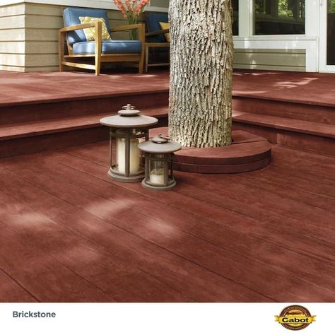 Cabot Pre-Tinted Semi-Solid Exterior Wood Stain and Sealer (1-Gallon) in the Exterior Stains department at Lowes.com Semi Solid Stain, Cabot Stain, Deck Stain Colors, Cedar Stain, Black Wood Stain, Solid Stain, Exterior Wood Stain, Oil Based Stain, Exterior Stain