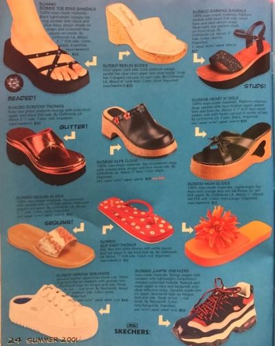 Y2k / early 2000s GIRLFRIENDS LA catalog Early 2000s Shoes, 2000s Shoes, Drawing Tut, 90s 2000s Fashion, Y2k Early 2000s, Y2k Shoes, Toe Ring Sandals, 00s Fashion, Early 2000s Fashion