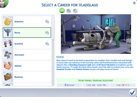 Sims 4 Nursing Career, Sims 4 Doctor Career, Sims 4 Active Careers, Sims 4 Active Career, Sims 4 Doctor Cc, Sims 4 Career Mods, Sims Cheats, Sims Traits, Sims 4 Jobs