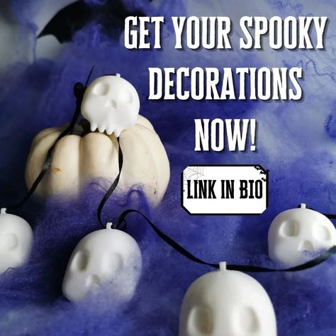 My Halloween collection is now live on the site! 💀🎃👻⚰️ Get into the spooky spirit with my 3D printed decorations. Sturdy, durable and reusable, they will last for years of unforgettable Halloween celebrations!🎊 Forget those flimsy, weak disposable paper decorations you see everywhere, and say hello to years of fun! #halloween #halloweencostume #halloweendecor #halloweenlife #halloweenspirit #halloweenlover #halloweendecor #halloweendecorations #halloweendecoration #spooky #spookyseason #spook... Spooky Decor, Halloween Celebration, Spirit Halloween, Paper Decorations, Say Hello, 3d Printed, Halloween Decorations, Halloween Costumes, Halloween