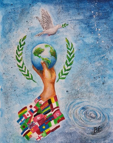 When the power of love💞 overcomes the love of power ,the world will know Peace 🕊🌎. We are tired of wars, murders, and struggles for interests and wealth😥 We want peace for the planet🕊🌎 Let us protect our planet🌎 we have no one else🌎❤ Save Earth Drawing Art, Environmentalist Art, Save Water Drawing, Climate Art, Save Earth Drawing, Save Water Poster Drawing, Save Water Poster, Earth Drawing, Art Competition Ideas