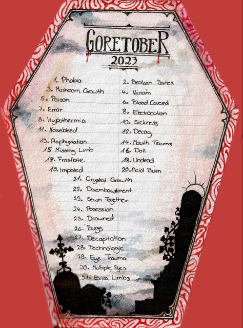 Creepy Drawing Prompts, Kinktober Prompts, Tober Prompts, Comic Prompts, October Prompts, Inktober Prompts, Creepy Sketches, Halloween Challenge, Oc Bases