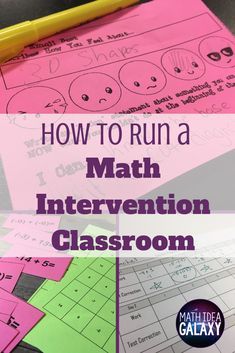 Math Interventionist, Math Intervention Activities, Intervention Teacher, Bridges Math, Math Rti, Sped Math, Intervention Classroom, Design Learning, Math Lab