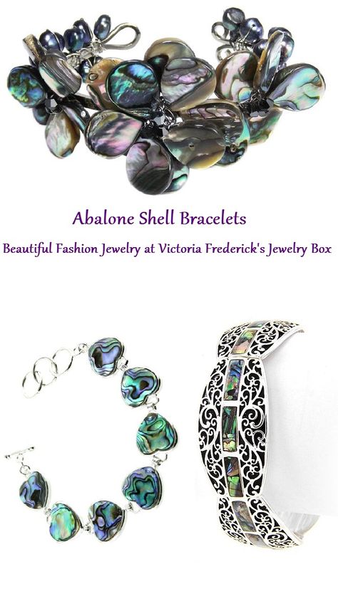 Abalone Shell Bracelet, Abalone Bracelet, Paua Shell, Pearl Cluster, Shell Bracelet, Mystic Topaz, Elastic Bracelet, Shell Jewelry, Abalone Shell