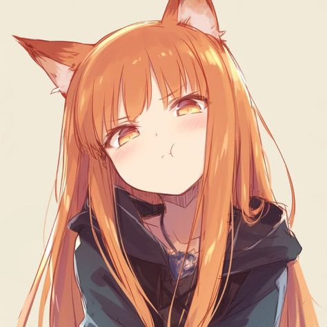 Fox Girl Pfp, Anime Fox Female, Fox Girl Oc, Redhead Anime, Cool Pfps For Discord, Wolf Anime, Female Ocs, Pfps For Discord, Fox Hat