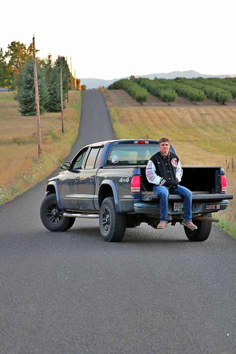 Guys Senior Pics With Truck, Senior Pic With Truck, Senior Guy Poses With Truck, Senior Pictures With Pickup Truck, Senior Photos With Truck Boy, Poses With Truck Men, Guy With Truck Photoshoot, Construction Senior Pictures, Truck Poses Men