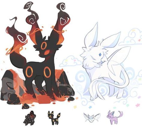 Funny Pokemon Fusion, Guzma Pokemon, Mega Evolution Pokemon, Eevee Cute, Kartu Pokemon, Pokemon Fusions, Solgaleo Pokemon, Pokemon Eevee Evolutions, Pokemon Fusion Art