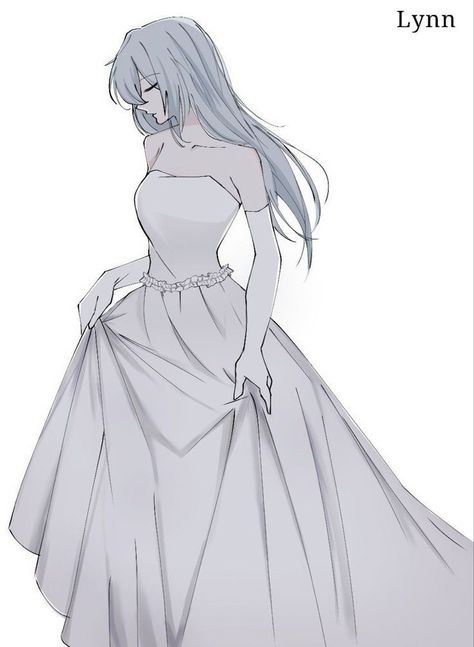 Art Reference Poses Dress, Body With Dress Drawing, Dress Art Reference Poses, Princess Anime Drawing, Dress Outfit Drawing Reference, Princess Base Pose, Princess Dresses Drawing Reference, Poses Dress Drawing, Princess Dress Art Reference