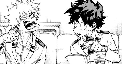 manga; my hero academia characters; bakugou katsuki and midoriya izuku Manga Tattoo, Bakugou Manga, Manga Pages, Manga Pictures, Hero Academia Characters, My Hero Academia Manga, Anime Sketch, Izuku Midoriya, Baku