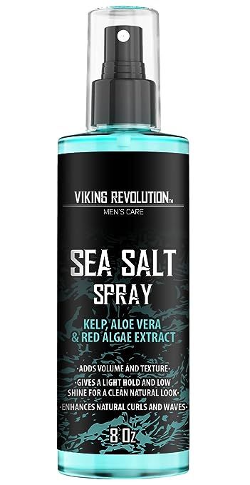 Viking Revolution Sea Salt Spray for Hair Men - Hair Texturizing Spray with Kelp, Aloe Vera & Red Algae Extract - Surf Spray to Add Volume and Texture - Sea Salt Spray for Men Beach Hair Spray - 8oz #ad #amazon #seasaltspray #menhaircare Salt Spray For Hair, Salt Spray Hair, Sea Salt Spray For Hair, Sea Salt Hair, Spray For Hair, Beards And Mustaches, Enhance Natural Curls, Surf Spray, Sea Salt Spray