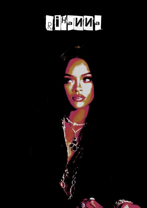 Rnb Posters Bedroom, Dark Rnb Aesthetic, Rnb Poster, Singer Posters, Rihanna Poster, Playlist Vibes, Aesthetic Covers, Room Collage, Room Things