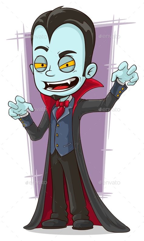 Cartoon Vampire Drawing, Scary Cartoon Drawings, Cartoon Practice, Dracula Cartoon, Universal Monsters Art, Vampire Drawing, Dibujos Halloween, Cartoon Vampire, Vampire Cartoon