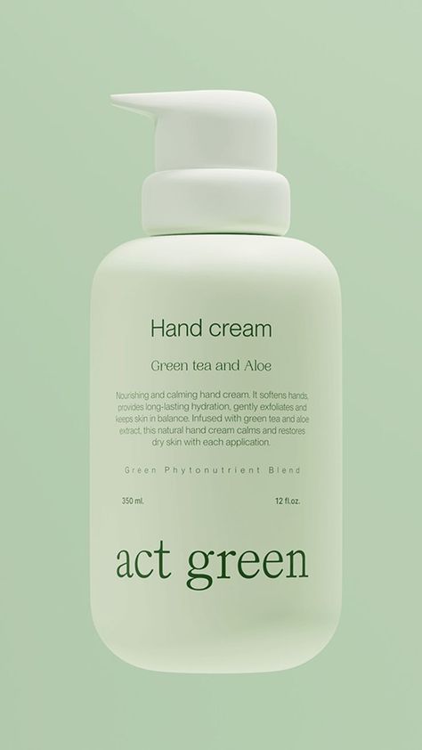 act green skincare package design by ADN Studio - Fivestar Branding Agency Is A Design and Branding Agency. This Work Belongs to The Accredited Artist and Is Curated For Inspiration Only #skincarepackaging #packagingdesign #brandinginspiration Skincare Package, Green Branding, Cosmetic Package, Green Skincare, Green Cosmetics, Skincare Inspiration, Cosmetic Packaging Design, Skin Care Packaging, Skincare Packaging