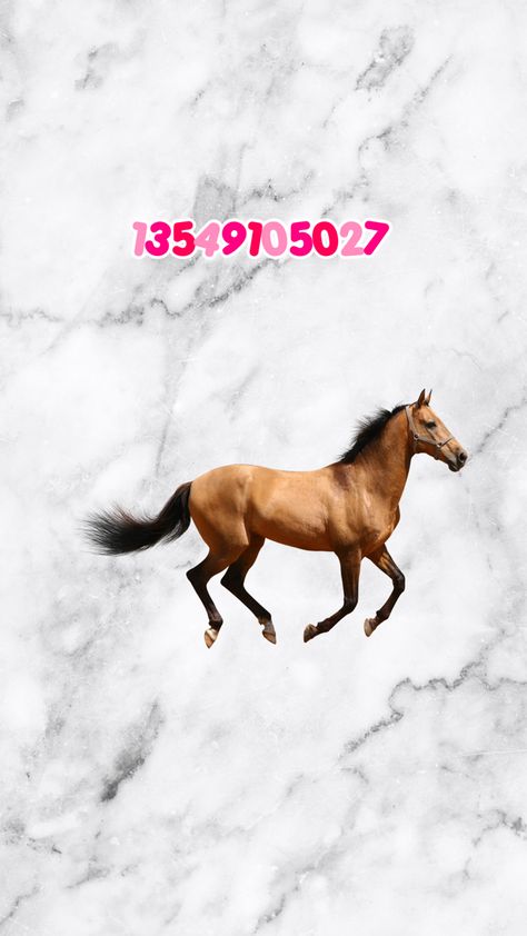 How To Make A Horse In Bloxburg, Horse Code Bloxburg, Cow Decals Bloxburg, Bloxburg Horse Riding Codes, Bloxburg Farm Animal Decals, Bloxburg Horse Stables, Horse Decals Bloxburg, Animal Decals Bloxburg, Roblox Apartment