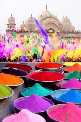 India                                                Italy                           …… Holi Festival India, Holi Festival, Color Festival, We Are The World, I Want To Travel, Amazing Travel Destinations, Future Travel, Dream Destinations, Travel Bucket List