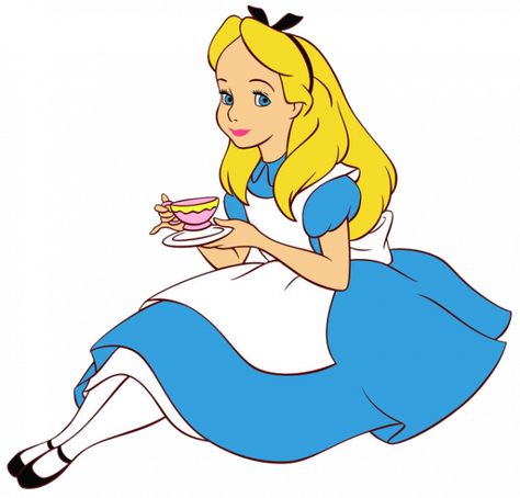 Alice In Wonderland Clipart, Alice In Wonderland, Clip Art, Cake, Blue, Art