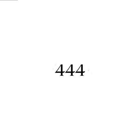 2024 Number Design Aesthetic, 444 Tattoo Design, Angel Number Tattoo 444, 444 Tattoo Stencil, 4444 Angel Numbers Tattoo, 444 Tattoo Ideas, 444 Tattoo, Number Tattoos, Compass Tattoo Design